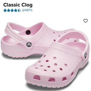 NWOT Women’s Ballet Pink Crocs Size 9